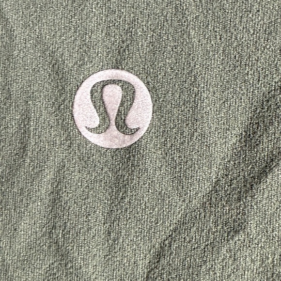 Lululemon Olive Green Wide Leg Yoga Pants Stretch Leggings w/ Pockets Sz S - Picture 3 of 5
